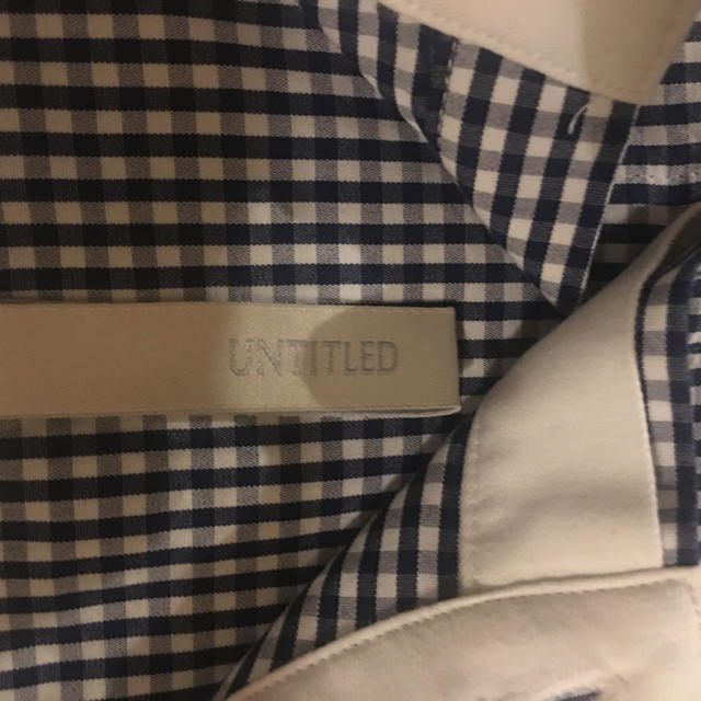 UNTITLED(アンタイトル)のUNTITLEDギンガムチェックシャツ レディースのトップス(シャツ/ブラウス(長袖/七分))の商品写真