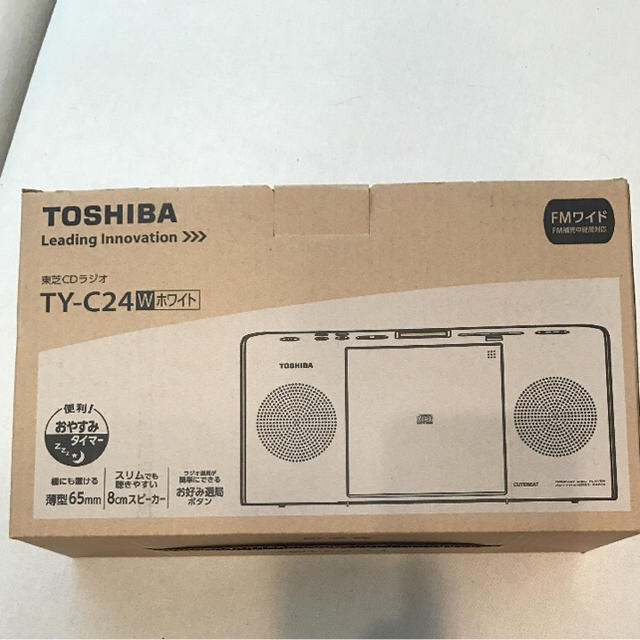 東芝(トウシバ)の東芝CDラジカセ スマホ/家電/カメラのオーディオ機器(ポータブルプレーヤー)の商品写真