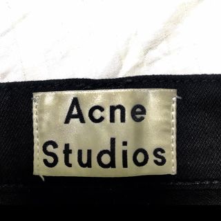 アクネ(ACNE)のACNE STUDIO スキニー ブラック 28(デニム/ジーンズ)