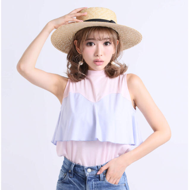 Darich 定価¥7990 格安 カラー フリル tops