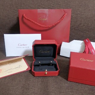 カルティエ(Cartier)のお取り置き中　新品　ディアマン レジェ イヤリング　ピンクゴールド、ダイヤモンド(イヤリング)