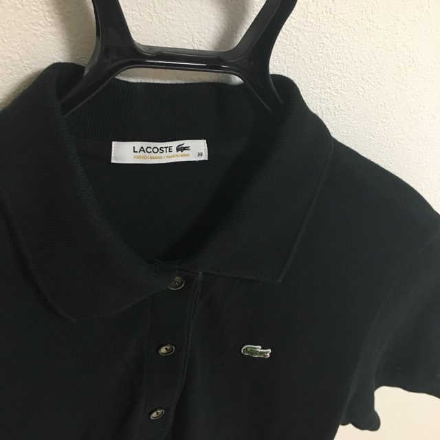 LACOSTE(ラコステ)のラコステ ポロシャツ ブラック ユニセックス レディースのトップス(ポロシャツ)の商品写真