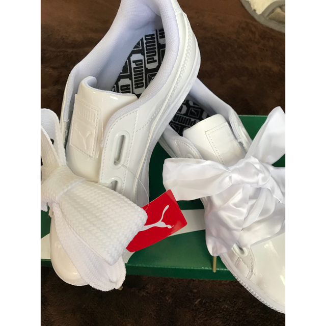 PUMA(プーマ)の新品 PUMA プーマ BASKET HEART バスケットハートパテント  レディースの靴/シューズ(スニーカー)の商品写真