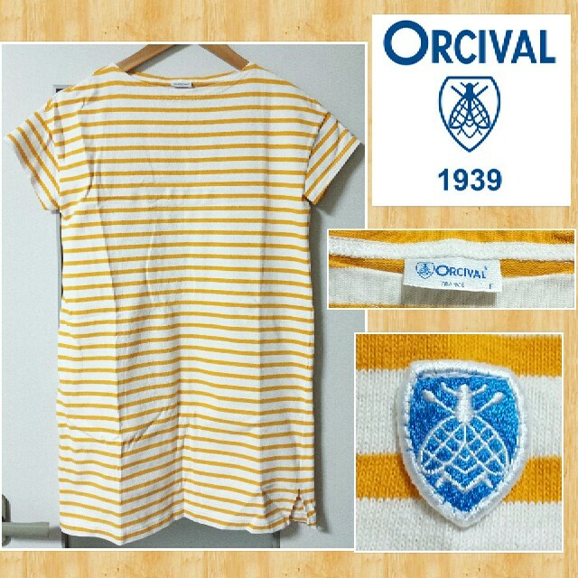 ORCIVAL オーチバル Tシャツワンピース 美品 F ボーダー フランス