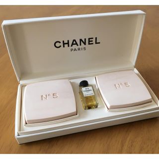 シャネル(CHANEL)のCHANEL N°5 石けんセット♡ 箱なし(ボディソープ/石鹸)