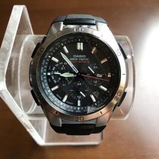 カシオ(CASIO)のCASIO  waveセプター  電波ソーラー時計(腕時計(アナログ))