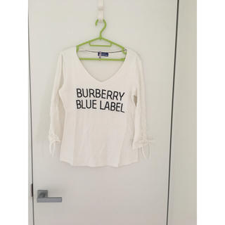 バーバリーブルーレーベル(BURBERRY BLUE LABEL)のバーバリーブルーレーベル 七分袖 カットソー 38(カットソー(長袖/七分))