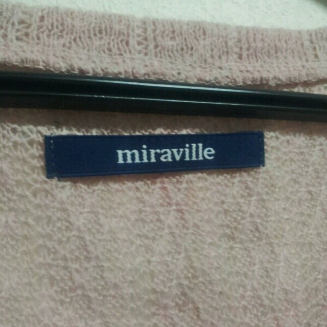 miraville(ミラヴィール)の新品未使用！ショート丈カーディガン レディースのトップス(カーディガン)の商品写真