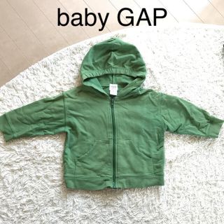 ベビーギャップ(babyGAP)のbaby GAP コットン100%パーカー 18-24mos.(ジャケット/上着)