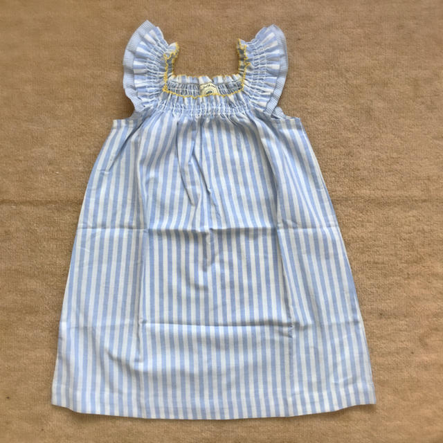 gelato pique(ジェラートピケ)のgelato pique/kids/ストライプワンピース/S キッズ/ベビー/マタニティのキッズ服女の子用(90cm~)(ワンピース)の商品写真