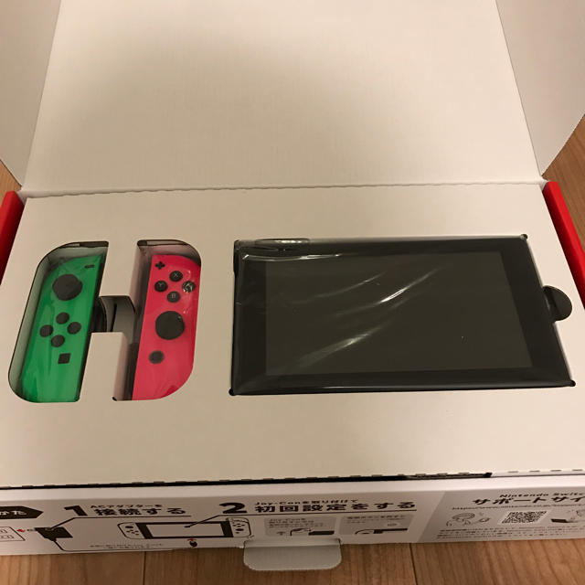 Nintendo Switch(ニンテンドースイッチ)のswitch スプラトゥーン カラー ストア 限定 スイッチ エンタメ/ホビーのゲームソフト/ゲーム機本体(家庭用ゲーム機本体)の商品写真