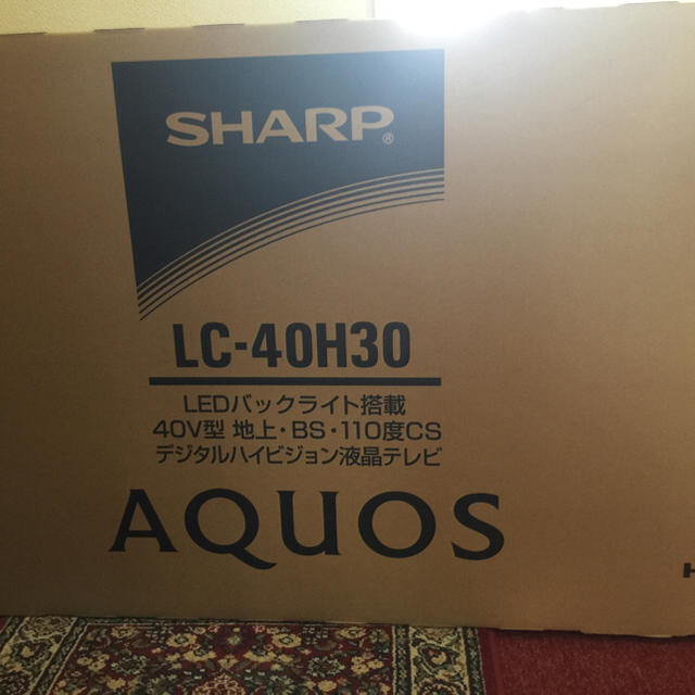 SHARP フルハイビジョンテレビ40型 AQUOS LC40H30-