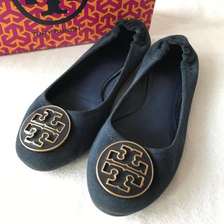 トリーバーチ(Tory Burch)のCandy Crystal様専用 トリーバーチ フラットシューズ ネイビー(バレエシューズ)