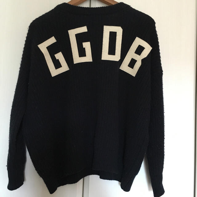 GOLDEN GOOSE(ゴールデングース)のgolden goose ロゴニット ワッペン M ゴールデングース レディースのトップス(ニット/セーター)の商品写真