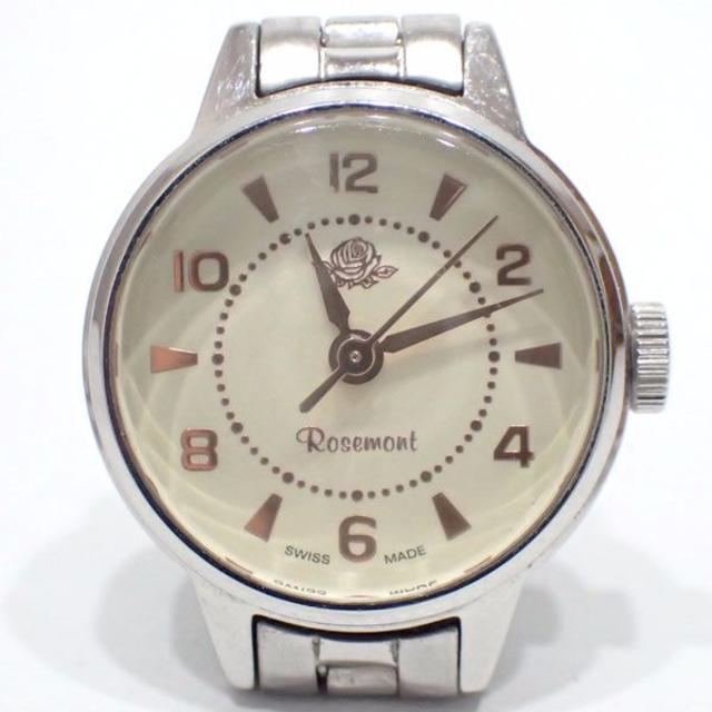 A383 ROSEMONT ロゼモン 腕時計 リストウォッチ シルバー 電池交換 レディースのファッション小物(腕時計)の商品写真