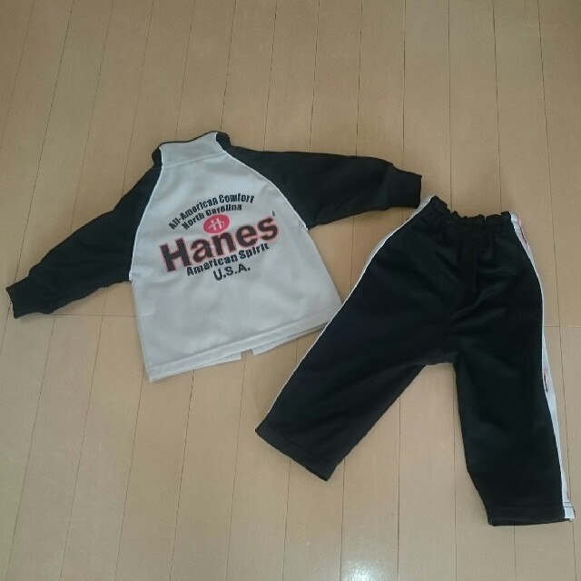 Hanes(ヘインズ)のヘインズ ジャージ上下セット 80センチ キッズ/ベビー/マタニティのベビー服(~85cm)(その他)の商品写真