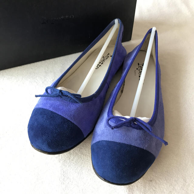 repetto(レペット)の美品★レペット バレエシューズ FLORA 38 スエード Lepetto レディースの靴/シューズ(バレエシューズ)の商品写真