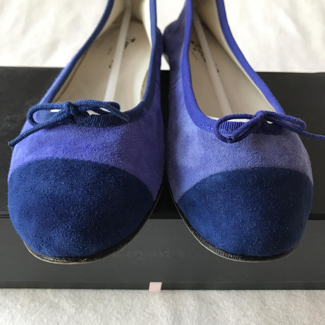 repetto(レペット)の美品★レペット バレエシューズ FLORA 38 スエード Lepetto レディースの靴/シューズ(バレエシューズ)の商品写真