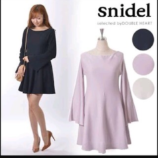 スナイデル(SNIDEL)の本日限定値引き！snidel☆ニット☆ワンピース☆ミニ☆ピンク☆最終値下げ(ミニワンピース)