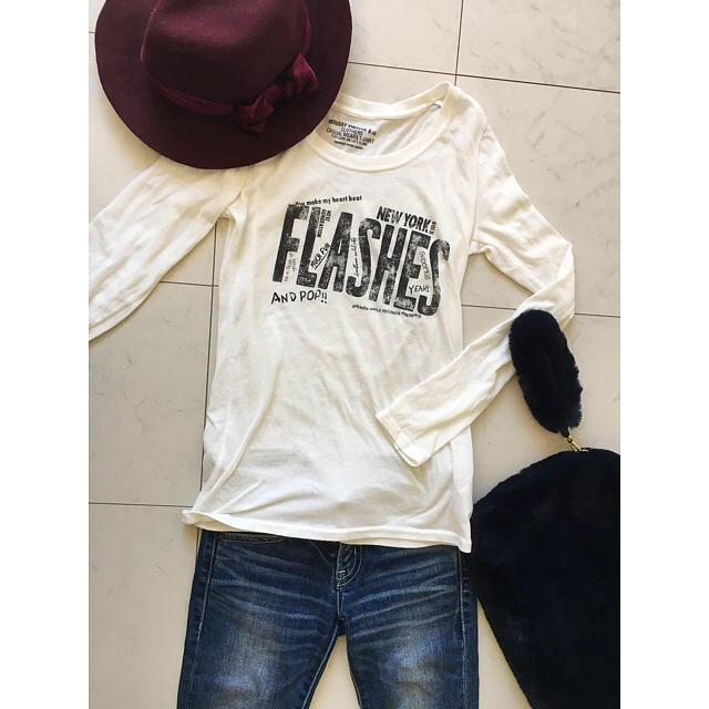 moussy(マウジー)のmoussy ロングTシャツ  レディースのトップス(Tシャツ(長袖/七分))の商品写真