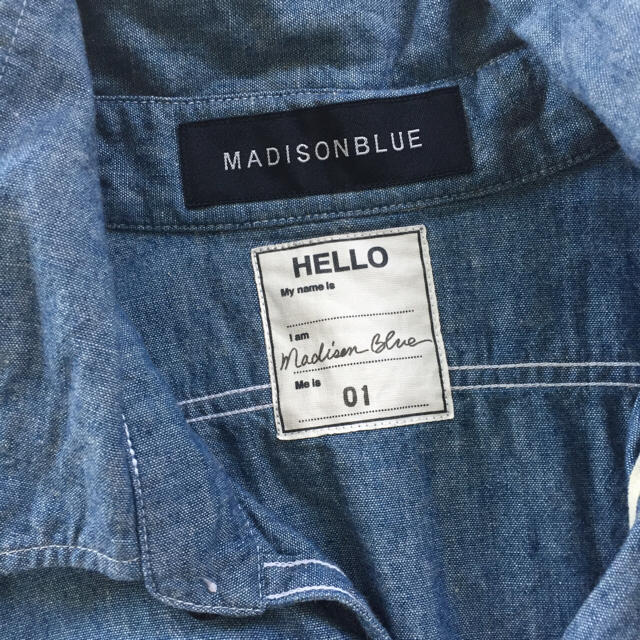 MADISONBLUE(マディソンブルー)の本なむなむ様専用☆madisonblue☆HAMPTONシャンブレーシャツ レディースのトップス(シャツ/ブラウス(長袖/七分))の商品写真