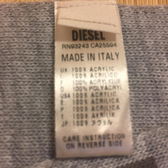 DIESEL(ディーゼル)のDIESEL ディーゼル マフラー ストール レディースのファッション小物(マフラー/ショール)の商品写真