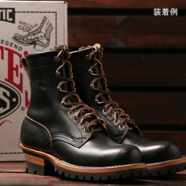 REDWING(レッドウィング)のホワイツ 純正 茶革紐 約180cm 8インチ丈程度迄の靴に redwingにも メンズの靴/シューズ(ブーツ)の商品写真