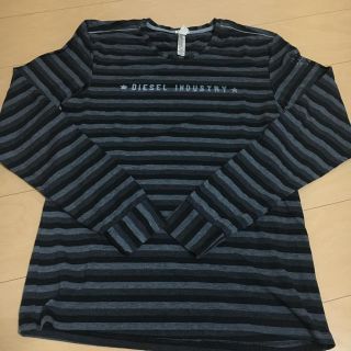 ディーゼル(DIESEL)のDIESEL ボーダーカットソー(Tシャツ/カットソー(七分/長袖))