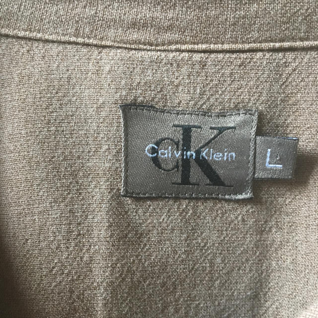 Calvin / オープンカラーシャツ Lの通販 by ハイル's shop|カルバンクラインならラクマ Klein - Calvin Klein 開襟シャツ 在庫あ格安