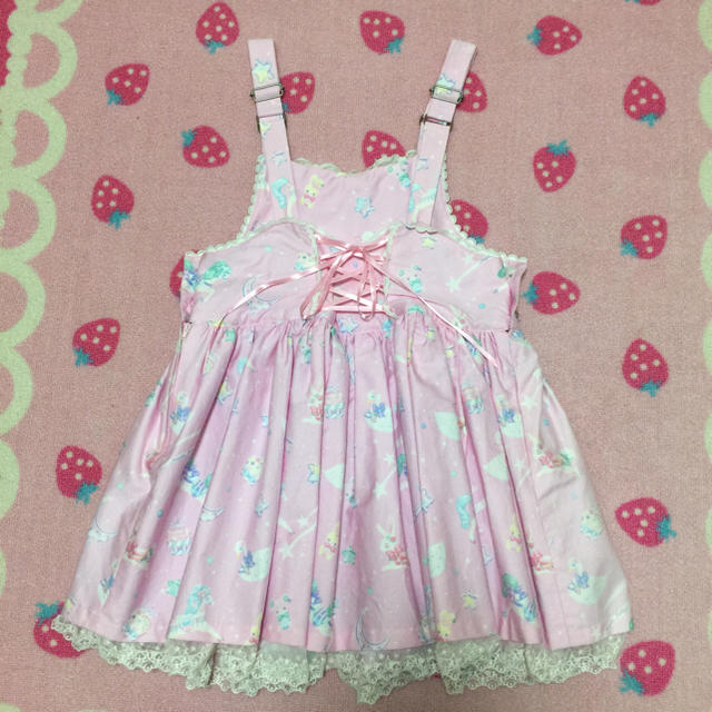 Angelic Pretty(アンジェリックプリティー)の【最終値下げ】Angelic Pretty サロペット レディースのワンピース(ミニワンピース)の商品写真