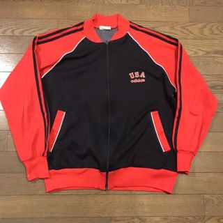 adidas - adidas ジャージ ヴィンテージ USA 刺繍 サイズ Lの adidas - adidas ジャージ ヴィンテージ USA 刺繍 サイズ Lの