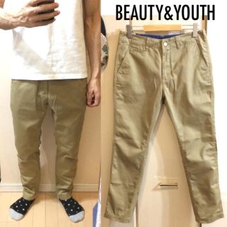 ビューティアンドユースユナイテッドアローズ(BEAUTY&YOUTH UNITED ARROWS)の【売約済】他の方は購入しないでください！BEAUTY&YOUTH(チノパン)