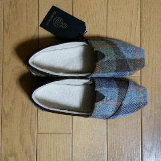 ハリスツイード(Harris Tweed)のハリスツイード　くつ(スリッポン/モカシン)