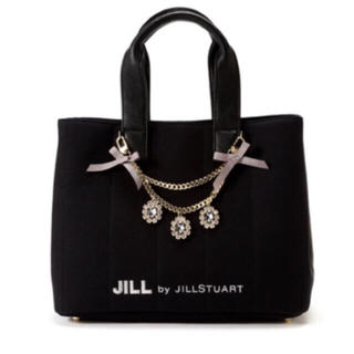 ジルバイジルスチュアート(JILL by JILLSTUART)の【新品未使用】ジルバイジルスチュアート ジュエル リボン トートバッグ(トートバッグ)