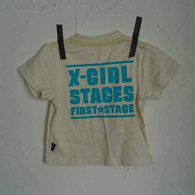 X-girl(エックスガール)の☆X-girl☆3T☆バックプリTシャツ キッズ/ベビー/マタニティのキッズ服男の子用(90cm~)(その他)の商品写真