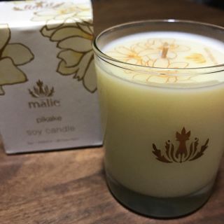 マリエオーガニクス(Malie Organics)のmalie_キャンドル pikake 未使用品(キャンドル)