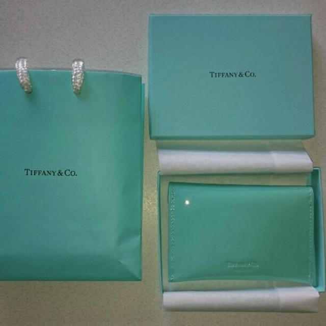 Tiffany & Co.(ティファニー)のティファニーカードケースmina様 レディースのファッション小物(名刺入れ/定期入れ)の商品写真