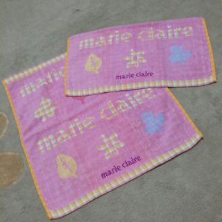 マリクレール(Marie Claire)の最終お値下げ☆marie claire　ハンドタオル(タオル/バス用品)