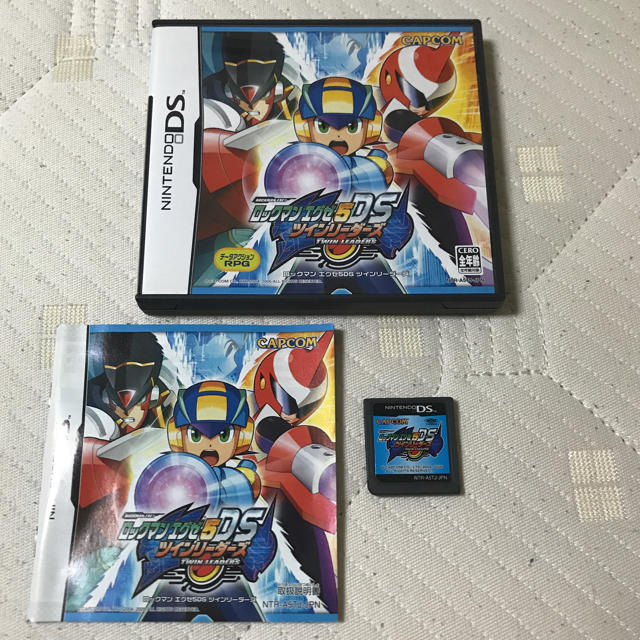 ニンテンドーDS(ニンテンドーDS)のロックマンエグゼ5DSツインリーダーズ エンタメ/ホビーのゲームソフト/ゲーム機本体(携帯用ゲームソフト)の商品写真