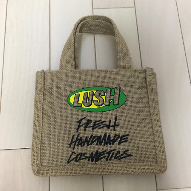 LUSH(ラッシュ)のジュート素材ミニバッグ レディースのバッグ(エコバッグ)の商品写真