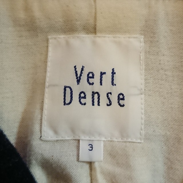 Vert Dense(ヴェールダンス)のｳﾞｪｰﾙﾀﾞﾝｽ☆Pコート☆ネイビー☆size→L レディースのジャケット/アウター(ピーコート)の商品写真