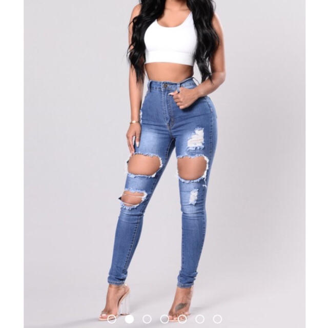 fashion nova jeans レディースのパンツ(デニム/ジーンズ)の商品写真