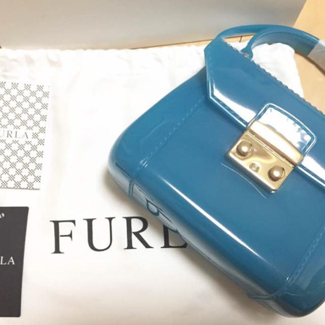 Furla - 正規品 新品 フルラ キャンディバッグ ミニ 水色 ショルダー