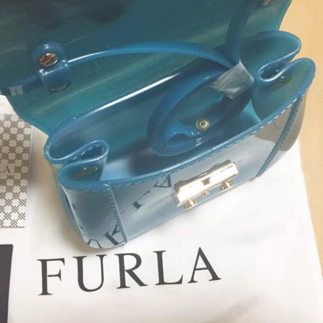Furla(フルラ)の正規品 新品 フルラ キャンディバッグ ミニ 水色 ショルダーバッグ レディースのバッグ(ショルダーバッグ)の商品写真