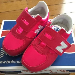 ニューバランス(New Balance)のニューバランス ピンク 14.5 ほぼ新品(スニーカー)