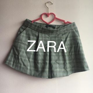 ザラ(ZARA)のZARA  WOMAN ザラ ウーマン チェック ショートパンツ(ショートパンツ)