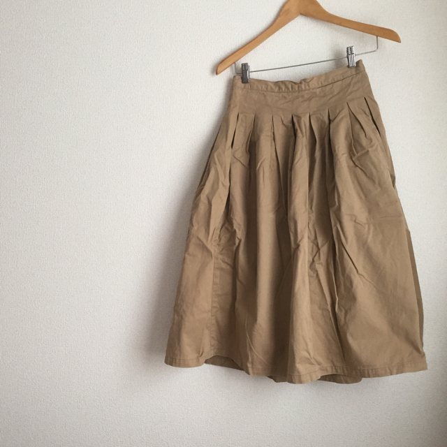 JOURNAL STANDARD(ジャーナルスタンダード)のチノプリーツスカート ベージュ レディースのスカート(ロングスカート)の商品写真