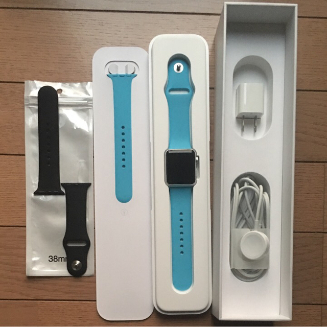 Apple Watch(アップルウォッチ)の美品 apple watch series 1 スポーツバンド メンズの時計(腕時計(デジタル))の商品写真