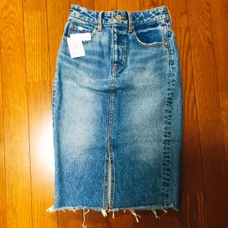 アズールバイマウジー(AZUL by moussy)のAZUL BY MOUSSY デニムスカート(ひざ丈スカート)