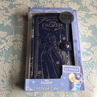 ディズニー(Disney)のオールドブックケース オールドブックカバー アナ雪 iPhone6s 対応(iPhoneケース)